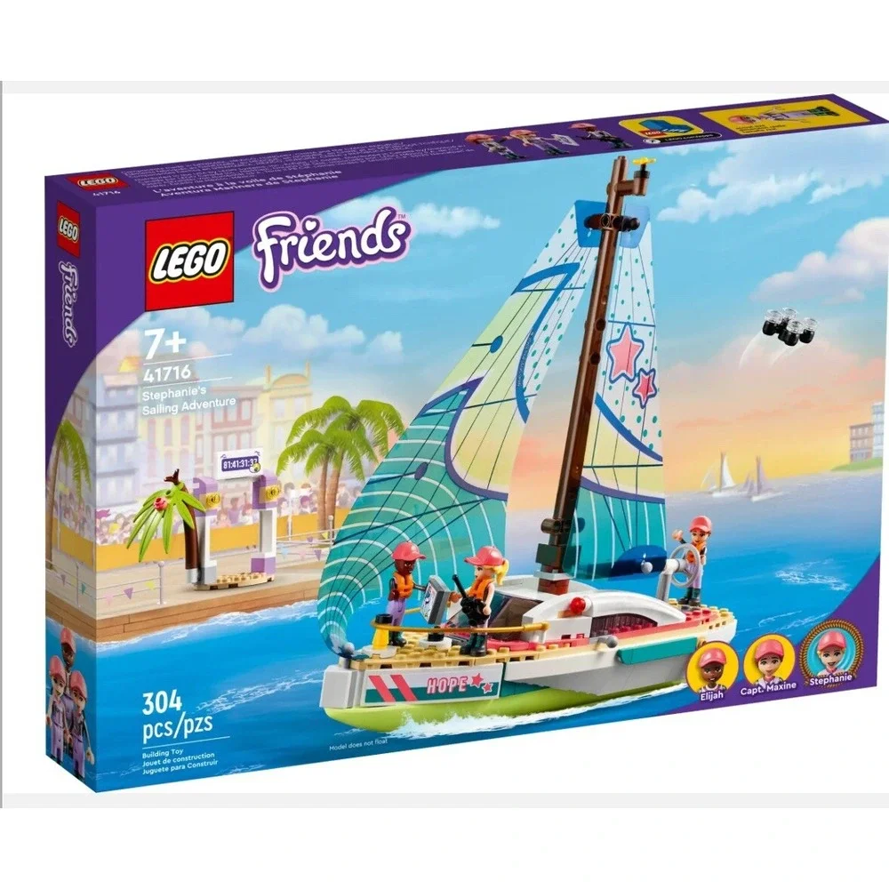 Lego Friends Stephanie's Sailing Adventure Set #41716 *RETIRED* *BRAND NEW*